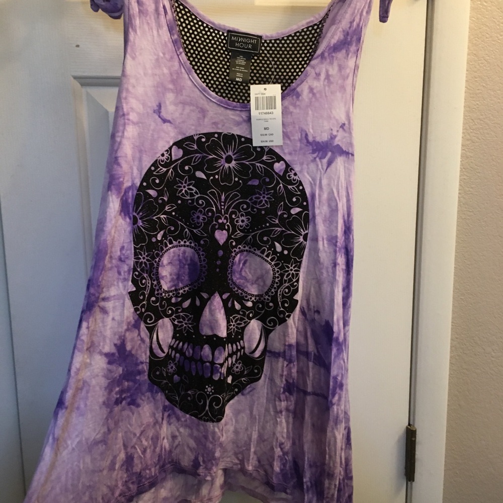 Hot topic skull tank M